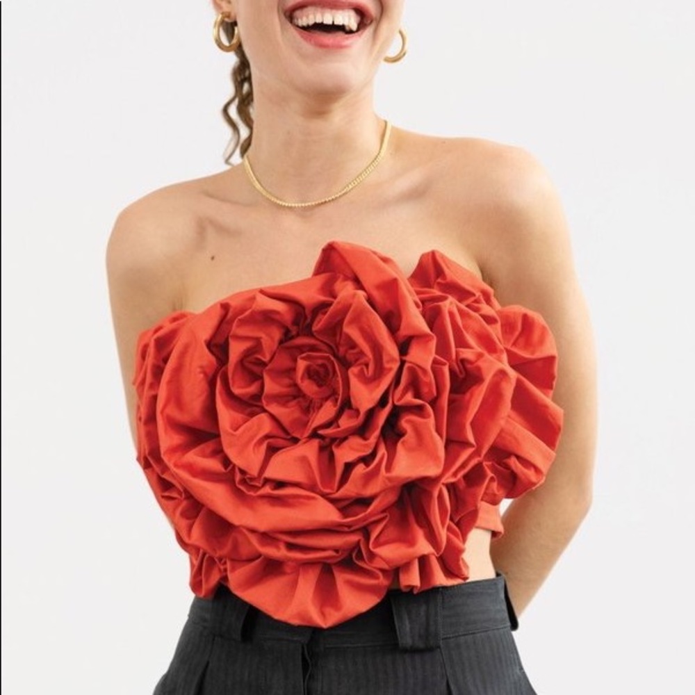 Mara Hoffman Rose Top (Red)